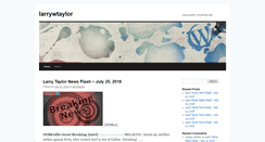 Desktop Screenshot of larrywtaylor.org